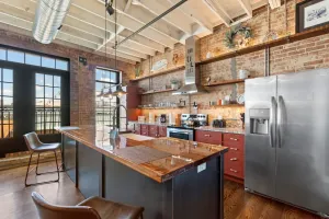 Image of Urban Loft #1 RED · Urban Loft Downtown above BrewCo & Restaurant