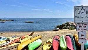 Image of Cozy Garden Apartment Along the Shoreline