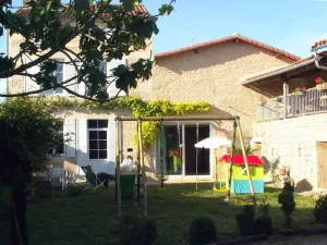 Image of Charming Stone House with Billiard, Ping-Pong, Covered Terrace, and Large Garden
