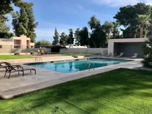 Image of \"THE BRIDGEWOOD\" Modern Architectural Home w\/Putting Green + Pool