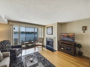 Image of Edgewater Inn Condo #225 with Waterfront Views | Pool, Hot Tub, Sauna