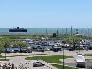 Image of Stunning marina & Lake Michigan views, walking distance to downtown!