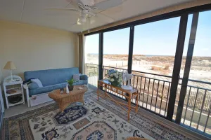 Image of Traditionally Styled 1 Bedroom Oceanfront Condo with Free WiFi and Enclose Porch with Great Beach View Located in Midtown and Steps to Beach!