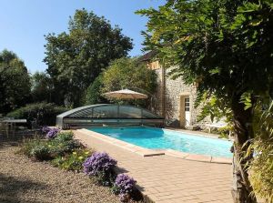 Image of Beautiful stone house \"country chic\", private heated pool, play area