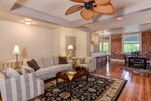 Image of Downtown Hendersonville Loft with private balcony overlooking Main Street.