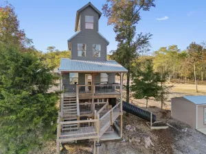 Image of Cabin in the Sky with an outdoor kitchen!