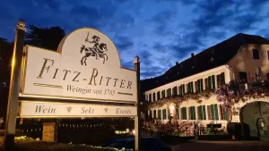 Image of Ritterhof guest rooms at the Fitz-Ritter winery - VDP\/Organic
