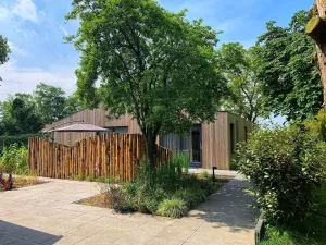 Image of Eco house near dunes, beach and cultural cities