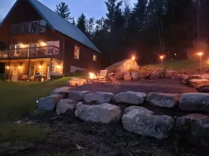 Image of Northeast Kingdom Post and Beam home on Miles Pond VT