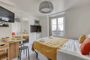 Image of Branded New Cozy Studio in the Heart of Paris 17