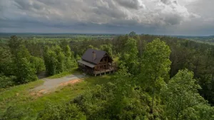 Image of The Cypress Cabin - Solid Wood Log Cabin with Awesome Views!