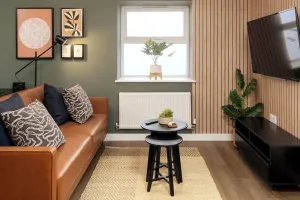 Image of Gad Suite by Koya Homes - 2 Ensuite Bedroom Apartment, Cardiff City Centre, Free Parking