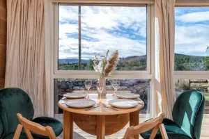 Image of Alba - Charming boutique forest view cabin with hot tub in Ballater