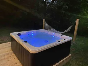 Image of DT Raleigh Oasis I Hot Tub I Fire Pit | Games