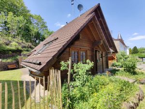 Image of Wooden house Log house in the Hunsrück Hochwald