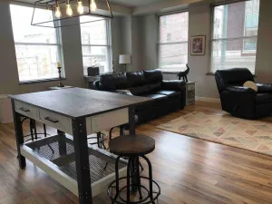 Image of 202 Brand new Downtown living - king - WiFi 70” TV