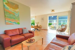 Image of Cozy spacious house with fireplace. Walking distance from the beach