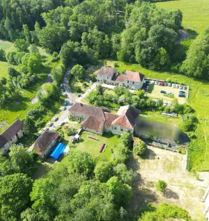 Image of The Cherlieu estate in an enchanting setting