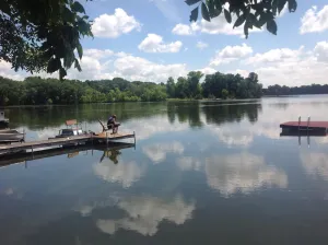 Image of Close to Alexandria; Tranquil Lake Blackwell, Lake Retreat w\/hot tub