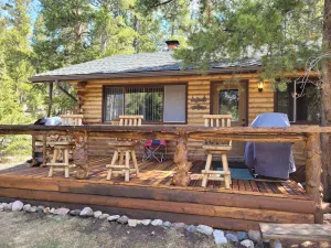 Image of Yellowstone Base Camp- Cabin located on the Chief Joseph Highway