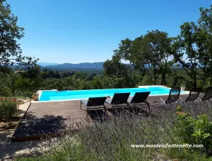 Image of Farmhouse for 6 people with heated swimming pool, jacuzzi, sauna south of France