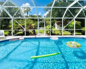 Image of Luxury Modern Farmhouse | Quiet and Spacious w\/ Heated Pool, Game Room, BBQ