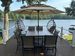 Image of Lakefront Cottage on Beach Pond with unbelievable views!