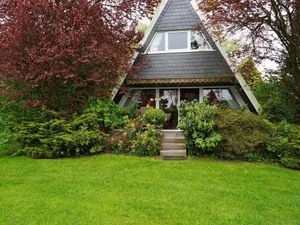 Image of Tent roof house for the whole family - - with forest view and fiber optics