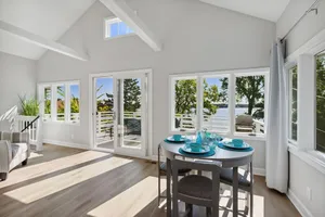 Image of Beautiful Cora Cottage on Fox Lake\/Chain O'Lakes with 40 Ft. Private Boat Pier.