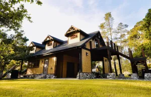 Image of Lovely Cottage just above Moonstone Beach in the Pines and Oak Trees.