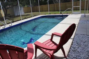 Image of Open Heated Pool Home with 2 car garage