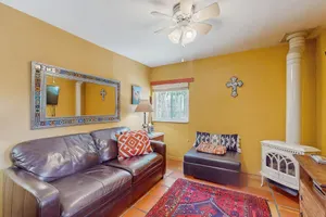 Image of Dog-friendly getaway with a gas fireplace, full kitchen, & patio