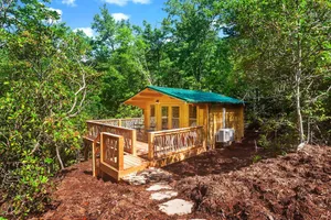Image of PRIVATE Tiny Cabin+90 acres of hiking+baby goats
