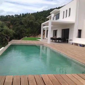 Image of LUXURIOUS APARTMENT. IN CONTEMP VILLA. AIR CONDITIONING, SUPERB SEA VIEW, HEATED POOL