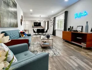 Image of New Mid Century Modern with Bay Views. Destin beaches are 10 miles away. Private