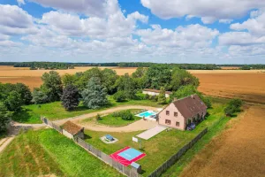 Image of Crazy Villa Chalonie 28 - Heated pool - Soccer - Basket - 2h Paris - 30p