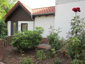 Image of Modern bright apartment with courtyard close to the beach and the town center
