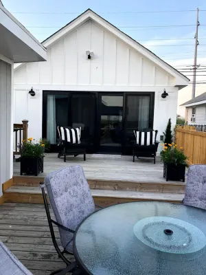 Image of Beautiful Stone Harbor bay marshland views and stunning sunsets. Close to beach