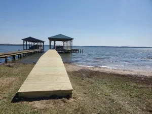 Image of Blue Haven  Lake Palestine Tx , Dock with Sundeck  Sleeps 6