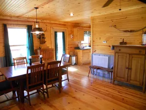 Image of Woodland secluded cabin on 7 acres, with private dock and kayaks