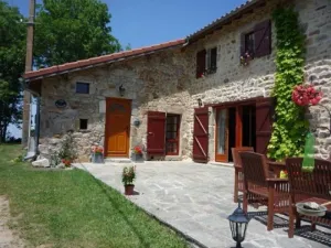 Image of Pretty Stone House in the mountains of the Livrodoise Forez with beautiful views