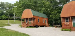 Image of Loft cabin #1, room for the whole family.  Beautiful area.