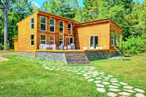 Image of Modern wood infused Cabin
