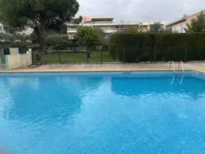 Image of Pleasant modern studio with swimming pool, 8 minutes from the sea on foot