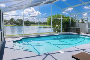 Image of Lakeview 3 Bedroom, 2.5 Bathroom Villa & Private Pool (very close to Disney and Orlando)