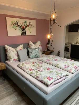 Image of Guest apartment near Speyer with beautiful terrace by the koi pond