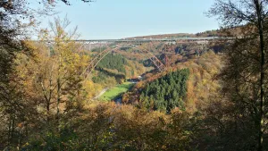 Image of 3 rooms for up to 10 people. Close to the city in the countryside with a view of the Müngsten Bridge