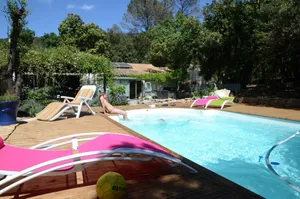 Image of Familly villa with pool Garrigue heart calm near village and sea