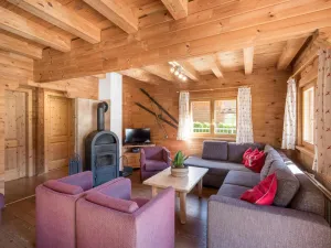 Image of Primeval wood chalet with private wellness and terrace