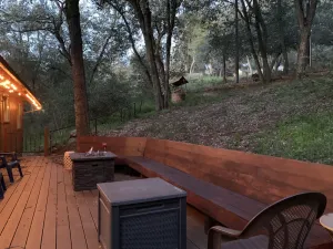 Image of Pet\/Family Treehouse style cabin in woods